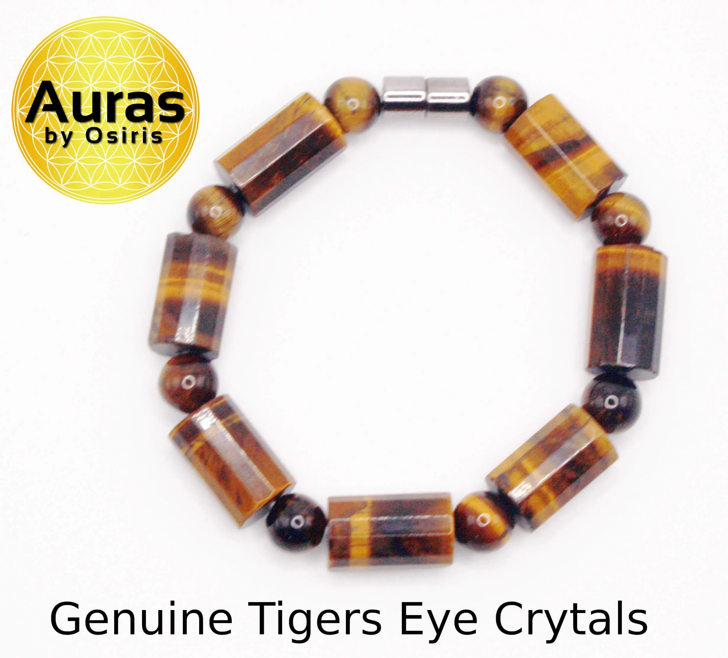 Tiger Eye Bracelet for Men/Women Spiritual Protection Jewelry Motivation Confidence Ambition Genuine Gemstones for Healing