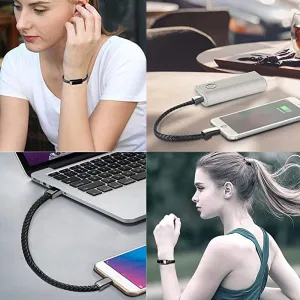 Unisex USB Charging Micro Cable Bracelet