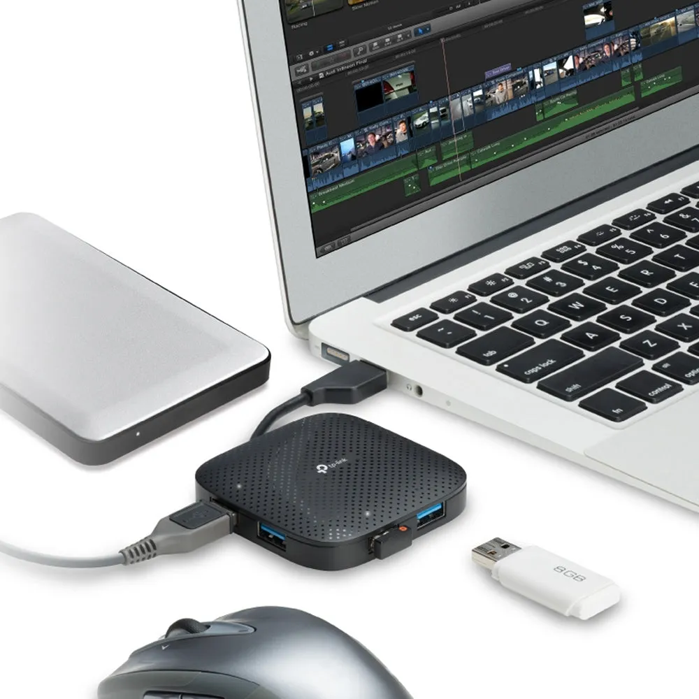 Usb Hub Usb 3.0 4-Port Portabl