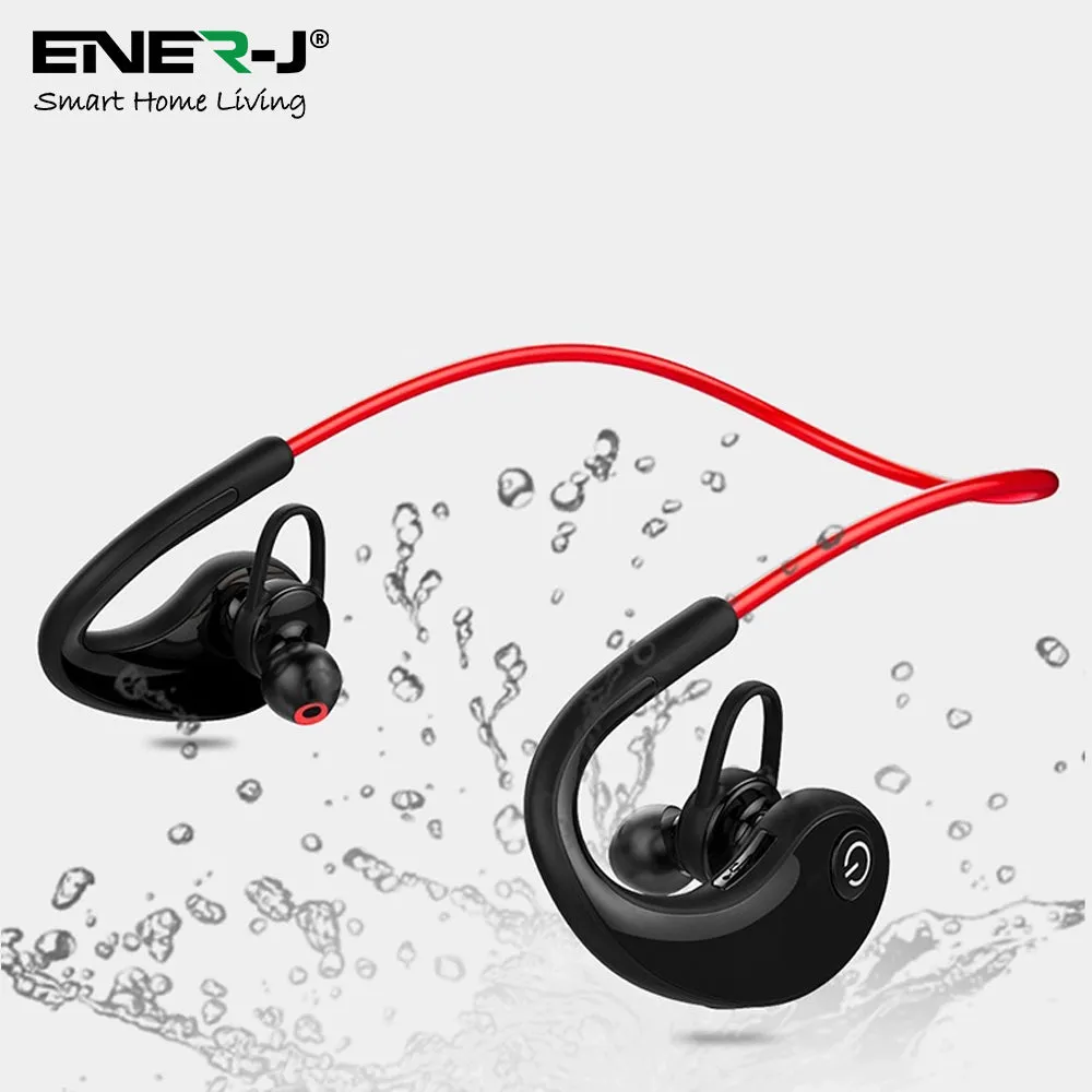 Wireless Sports Headphones, Bluetooth 4.1 and Above, Earbuds CVC 6.0 Noise Reduction Headphones with Inbuilt Mic, 4Hr Playtime, Power Display, IPX4 Waterproof